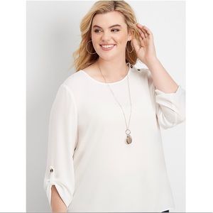 Maurice’s Cream Dream Blouse